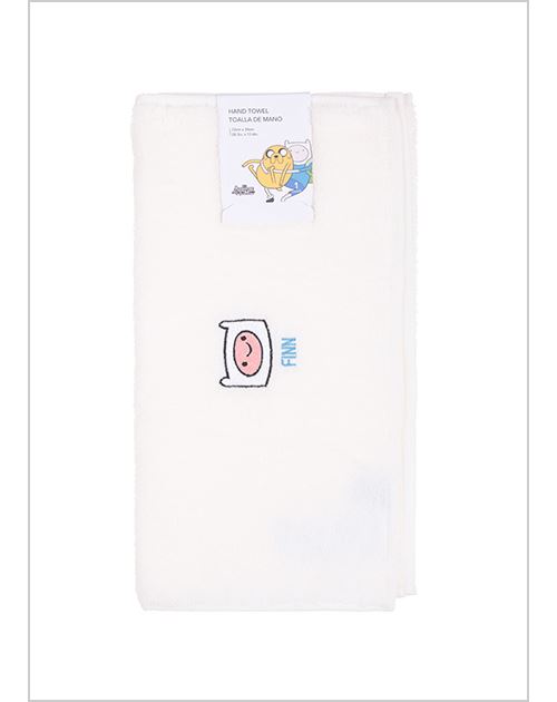 Serviette mains enfant Miniso Adventure time Blanc