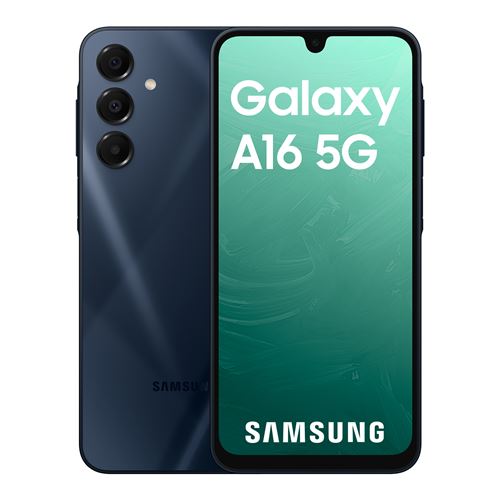 Smartphone Samsung Galaxy A16 6,5" 5G Double SIM 128 Go Bleu nuit