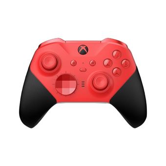 Microsoft Xbox Elite Wireless Controller Series 2 - Core - Manette de jeu - sans fil - Bluetooth - rouge - pour PC, Microsoft Xbox One, Android, iOS, Microsoft Xbox Series S, Microsoft Xbox Series X