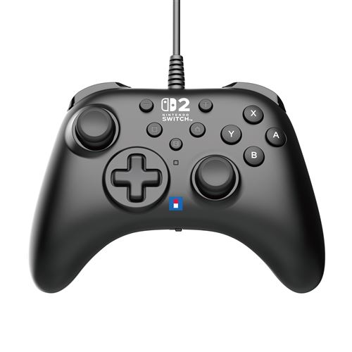 HORI Manette filaire HORIPAD Turbo pour Nintendo Switch 2 – Sous licence officielle Nintendo