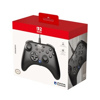 Manette filaire Hori Horipad Turbo Noir pour Nintendo Switch 2