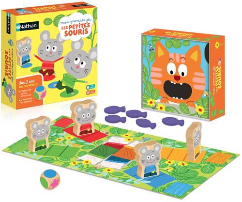 Jeu de Stratégie Nathan 31305 – Mon Premier Jeu les Petites Souris dès 2 Ans - vue 4