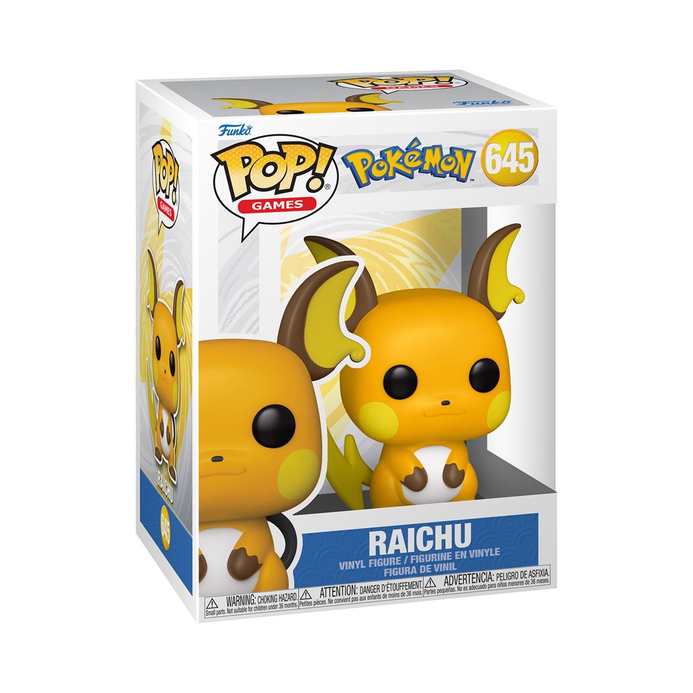 Figurine Funko Pop Games Pokémon Raichu EMEA