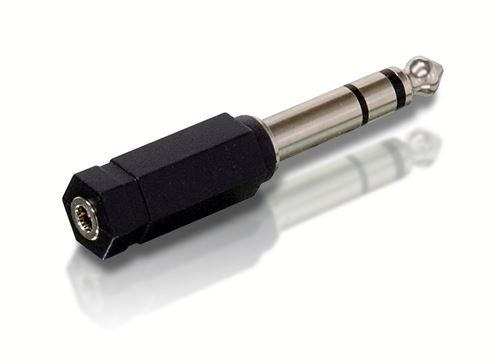 Adaptateur stereo pour Casque 6 35 mm et 3 5 mm REBORN - vue 2