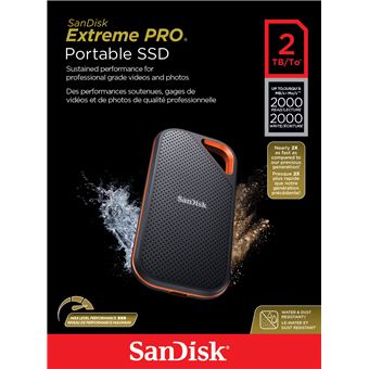 SanDisk SSD Extreme Pro Portable - SSD externe - 4 To / 2 000 Mbps