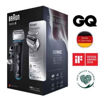 Braun Series 8 8365cc Rasoir Électrique avec Station de Charge