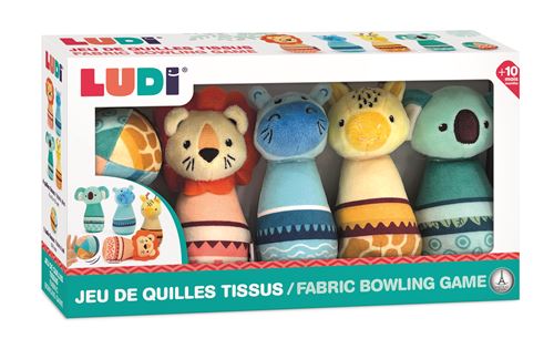Jeu d'éveil Ludi Quilles Tissus