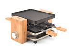 Raclette Tavora Bamboo 700 W 4 personnes Noir et Marron