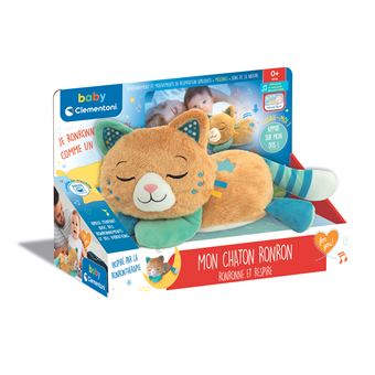 Peluche interactive Clementoni Mon Chaton Ronron Ronronne et