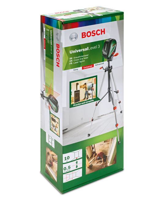 Set Laser lignes Bosch UniversalLevel 3 avec Trépied - Outils de mesure  électroportatif à la Fnac
