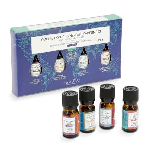 Coffret 4 synergies parfumées