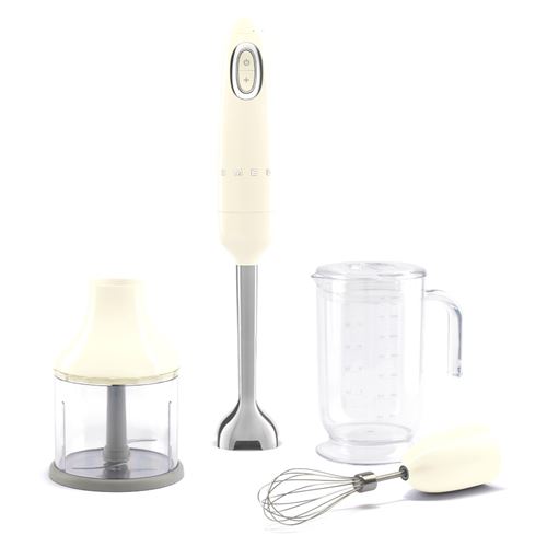 Pied Mixeur Smeg Années 50 Hbf03Creu 700 W Crème