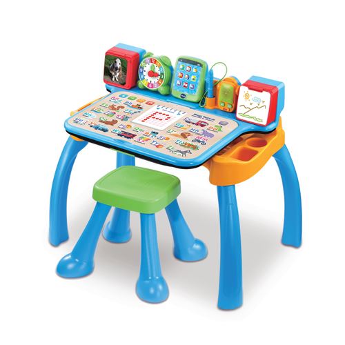 Jeu Électronique Vtech Magibureau Interactif Et Musical 6 En 1 Bleu