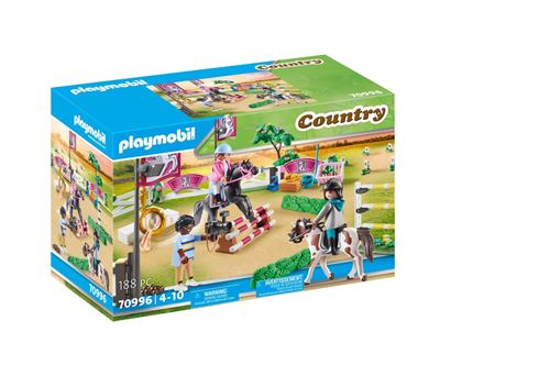 Playmobil Country 70996 Parcours D'Obstacles avec Chevaux
