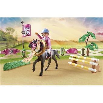 Playmobil Country 70996 Parcours d'obstacles avec chevaux