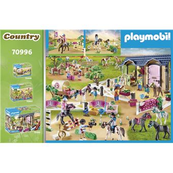 Playmobil Country 70996 Parcours d'obstacles avec chevaux