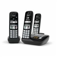 Téléphone sans fil trio dect avec répondeur blanc - kxtgc423frw - panasonic  au meilleur prix