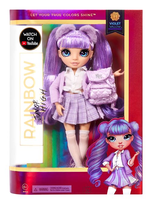 Rainbow High Violet Poupée Jr High Willow