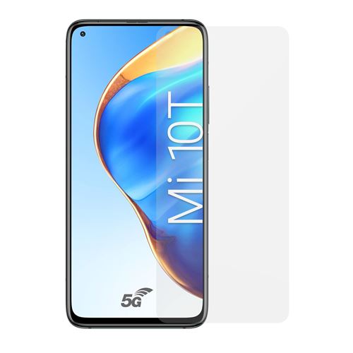 Pack Coque arrière Noir + Protection d'écran en verre trempé Transparent pour Xiaomi Mi 10T Modelabs