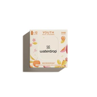 Pack de 12 Microdrinks Waterdrop Youth Orange