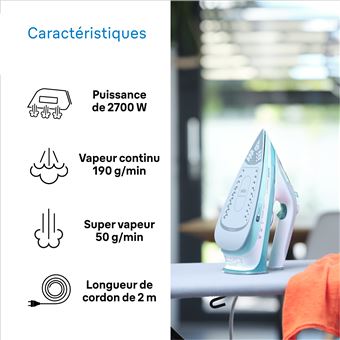 Fer à repasser Braun SI5017GR TexStyle 5 2700 W Turquoise