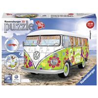 Puzzle 3D 162 pièces Ravensburger Volkswagen Combi T1 Hippie Style