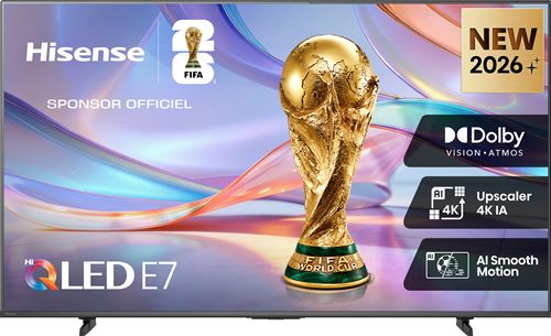 TV Hisense QLED 55E7S 139 cm 2026