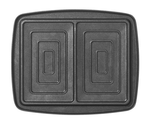 Jeu de plaques Super 2 Antiadhésives Lagrange pour 2 croque monsieur 030423 Noir