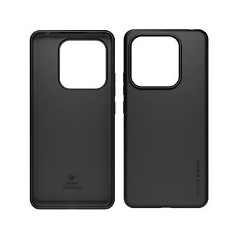 Coque Souple Silicone Mayaxess Pour Xiaomi Redmi Note 14 4G – Noir, Revêtement Fin, Neuf