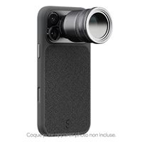 Kit Téléobjectif super zoom Shiftcam LensUltra 240 mm Noir avec 4 convertisseurs Macro et 3 Filtres