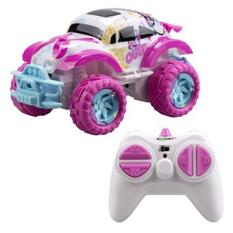 Voiture radio commandée Exost Mini Pixie Rose et Blanc