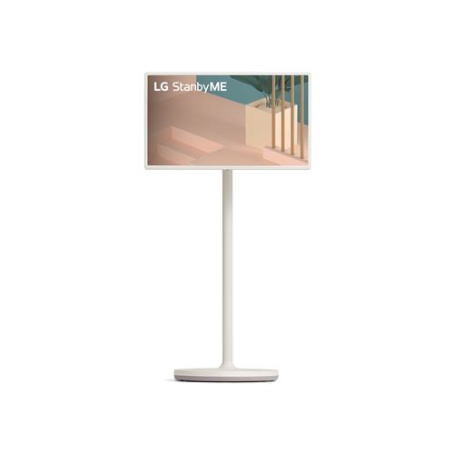 TV LG Stanbyme 27art10 68cm Full HD Smart TV 2023 Blanc et Beige