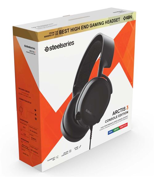 Casque gamer steelseries gaming arctis 3 ps Outlet