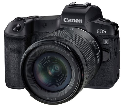 Appareil photo hybride Canon EOS R + RF 24-105mm f/4-7.1 IS STM Noir