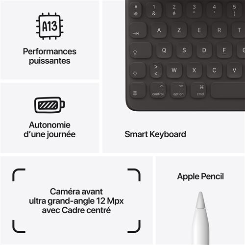 Apple iPad 9É Génération (2021) 10.2'' 64Go WiFi - Gris Sidéral