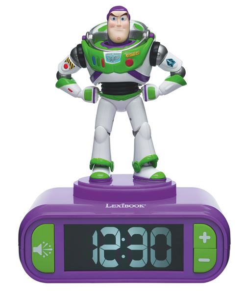 Lexibook Multicolore Réveil-Veilleuse Avec Effets Sonores Buzz Toy Story