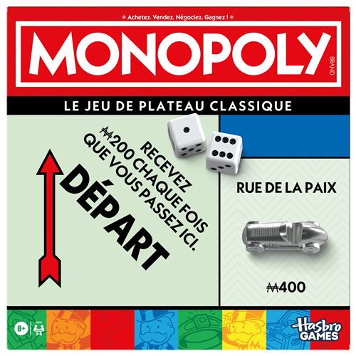 Jeu classique Monopoly Refresh - Monopoly
