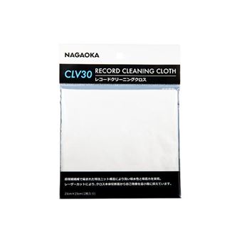 Accessoire platine vinyle Nagaoka Chiffon doux Nagaoka CLV30 pour lavage des disques vinyles