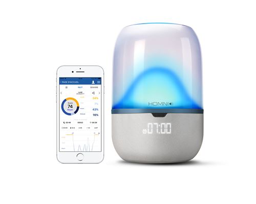 Lampe connectée Terraillon Aide au Sommeil Homni