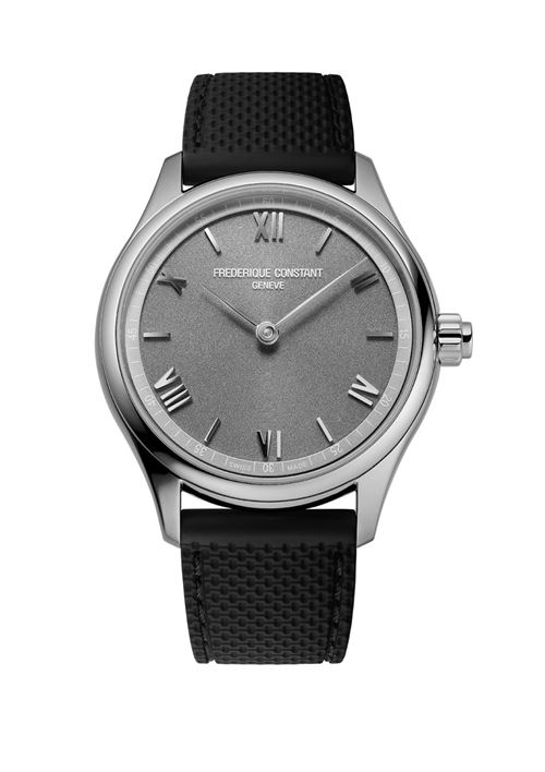 Montre connectée Homme Frederique Constant Smartwatch Vitality 42 mm Acier Gris