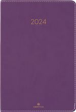 Agenda civil semainier Oberthur 2024 27 FSC Eton Violet