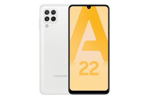 Smartphone Samsung Galaxy A22 6,4 64 Go Double SIM Blanc