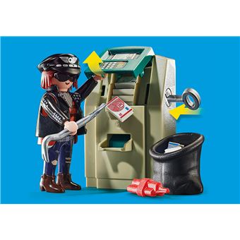 Playmobil City Action 70572 Police Policier avec moto et voleur