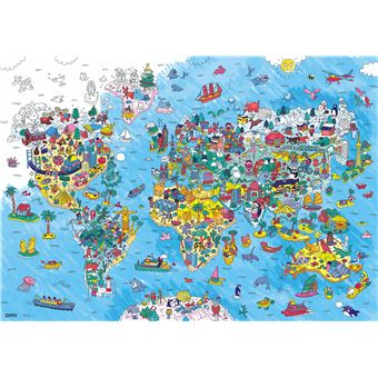 Poster à colorier - Atlas