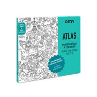 Poster à colorier Omy Atlas