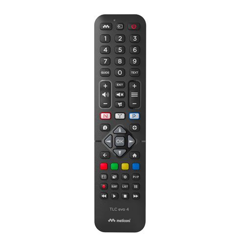 Meliconi Noir Télécommande De Remplacement Evo.4 Pour Tv Philips