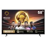TV QLED Hisense 58E7NQ 146 cm 4K UHD 2024 Noir Métal