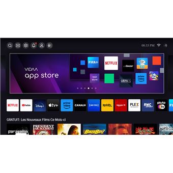 TV QLED Hisense 58E7NQ 146 cm 4K UHD 2024 Noir Métal