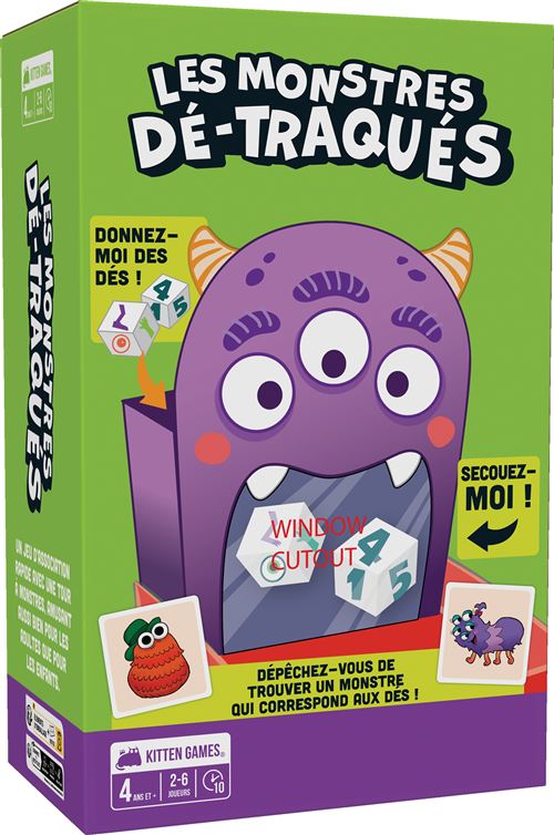 Jeu d’ambiance Asmodee Les Monstres Dé-Traqués - Asmodee
