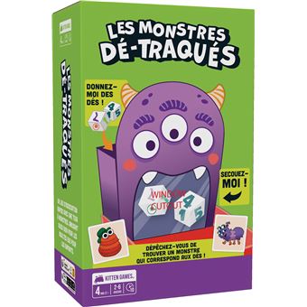Jeu d’ambiance Asmodee Les Monstres Dé-Traqués - 1